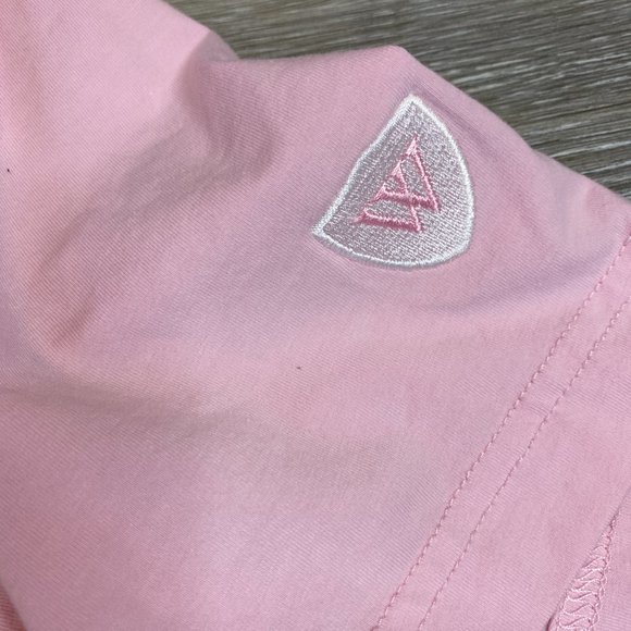 Peter Millar Seaside Wash Golf Polo Pink Large L - Picture 4 of 7